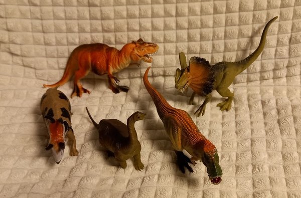 Dinosaurus speelgoed set 5-delig - - Dino - miniatuur-dieren