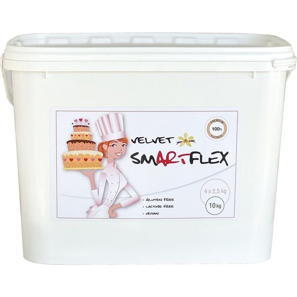 SmartFlex Fondant Wit Velvet Vanille 10 kg
